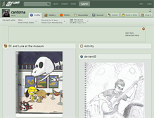Tablet Screenshot of cantorna.deviantart.com