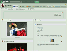 Tablet Screenshot of petraleao.deviantart.com