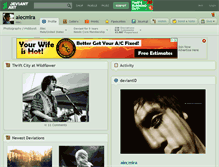 Tablet Screenshot of alecmira.deviantart.com