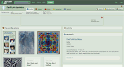 Desktop Screenshot of fanficwriterneko.deviantart.com