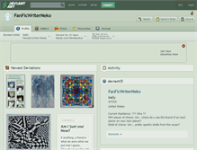 Tablet Screenshot of fanficwriterneko.deviantart.com