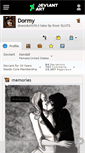 Mobile Screenshot of dormy.deviantart.com