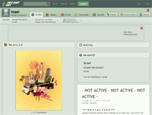Tablet Screenshot of israel.deviantart.com