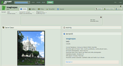 Desktop Screenshot of imaginepax.deviantart.com