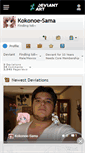 Mobile Screenshot of kokonoe-sama.deviantart.com