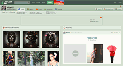 Desktop Screenshot of hideall.deviantart.com