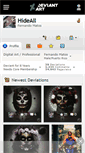 Mobile Screenshot of hideall.deviantart.com