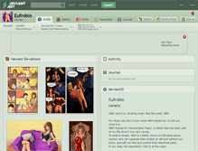 Tablet Screenshot of eufrobio.deviantart.com