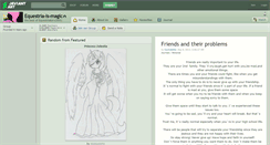 Desktop Screenshot of equestria-is-magic.deviantart.com