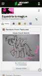 Mobile Screenshot of equestria-is-magic.deviantart.com