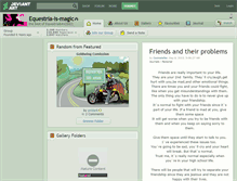 Tablet Screenshot of equestria-is-magic.deviantart.com