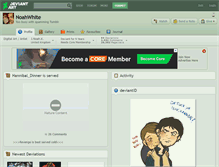 Tablet Screenshot of noahwhite.deviantart.com