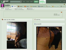 Tablet Screenshot of moshie.deviantart.com