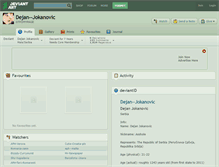 Tablet Screenshot of dejan--jokanovic.deviantart.com