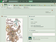 Tablet Screenshot of eotix.deviantart.com