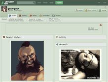 Tablet Screenshot of gaux-gaux.deviantart.com