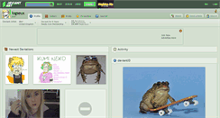 Desktop Screenshot of logseux.deviantart.com