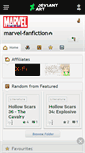 Mobile Screenshot of marvel-fanfiction.deviantart.com