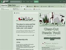 Tablet Screenshot of clear-cut.deviantart.com