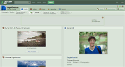 Desktop Screenshot of largethomas.deviantart.com