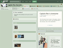 Tablet Screenshot of captain-rex-fanclub.deviantart.com