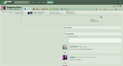 Desktop Screenshot of dragonarysilver.deviantart.com