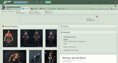 Desktop Screenshot of nocturnus-orca.deviantart.com