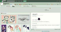 Desktop Screenshot of dragonfox33.deviantart.com