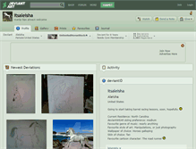 Tablet Screenshot of itsaleisha.deviantart.com