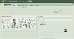 Desktop Screenshot of foxygirlchan.deviantart.com
