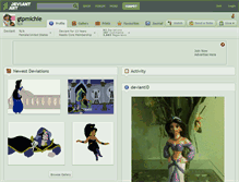 Tablet Screenshot of gtpmichie.deviantart.com