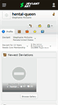 Mobile Screenshot of hentai-queen.deviantart.com