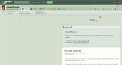 Desktop Screenshot of cora-dilcoroc.deviantart.com