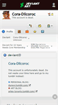 Mobile Screenshot of cora-dilcoroc.deviantart.com