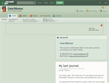 Tablet Screenshot of cora-dilcoroc.deviantart.com