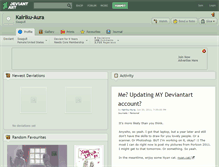 Tablet Screenshot of kairiku-aura.deviantart.com
