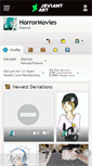 Mobile Screenshot of horrormovies.deviantart.com