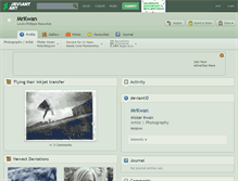 Tablet Screenshot of mrkwan.deviantart.com