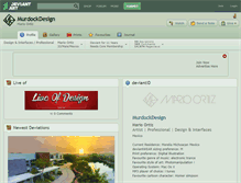 Tablet Screenshot of murdockdesign.deviantart.com
