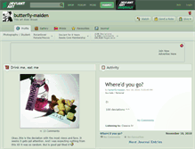 Tablet Screenshot of butterfly-maiden.deviantart.com