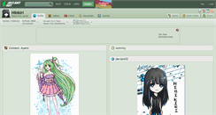 Desktop Screenshot of hibikiri.deviantart.com