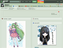 Tablet Screenshot of hibikiri.deviantart.com