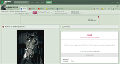 Desktop Screenshot of equinelovex.deviantart.com