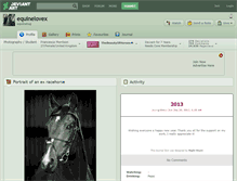 Tablet Screenshot of equinelovex.deviantart.com