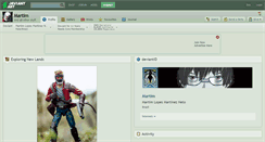 Desktop Screenshot of martim.deviantart.com
