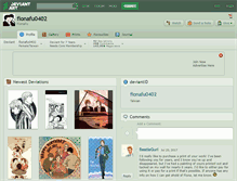 Tablet Screenshot of fionafu0402.deviantart.com