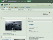 Tablet Screenshot of danielle--x.deviantart.com
