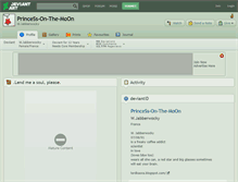 Tablet Screenshot of princess-on-the-moon.deviantart.com