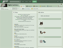 Tablet Screenshot of digital-canines.deviantart.com