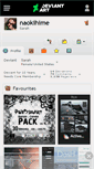 Mobile Screenshot of naokihime.deviantart.com